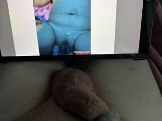 Brownpussie ~ “My young lover cum on my body!”