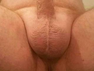 My Shaven dick balls and ass