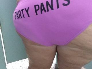 Had my party panties on for my birthday but no party to go to