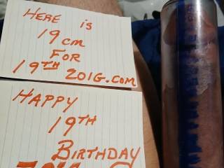 Pumping my dick looking at my FAVORITE SITE. Happy 19th to Zoig.com