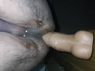 stretching with this toy its a,very tight fit.. no way can take its length..