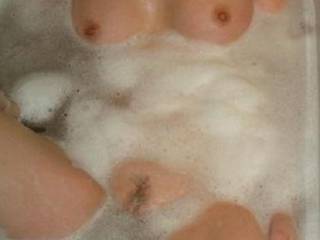 who wants to soap my tits and pussy?