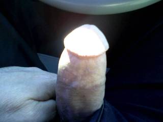 hard cock while driving