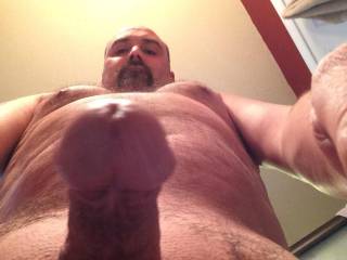 Selfie right before fucking my wife