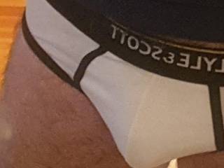 Just me in my little briefs..who wants to see whats in them