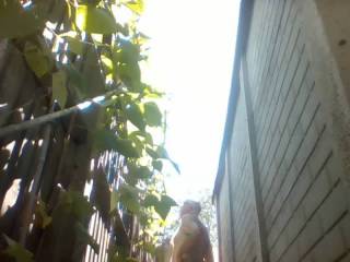 looking at next door lady she so horney.