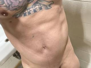 Always gotta keep the wife wanting more… Little tease pic I sent her while at work…. What do y’all think of the pic!?