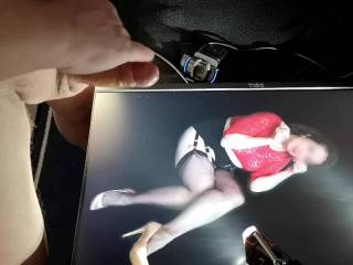 Cumming over the smoking hot, impeccably dressed Mrs 2LustLovers. 1/3