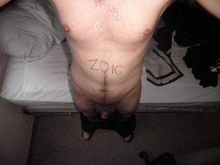 Body shot looking down with zoig