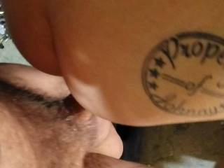 Part 5 : Now I want you to fuck me from behind. Can you tell that I like how your cock feels in my pussy? After this I\'ll make you cum! Promise! How do y\'all like my butt tattoo? Would you fuck me even though I\'m someone else\'s property?