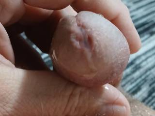 I used a muscle massager on my cock and balls.... the result was lots of precum!