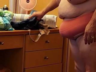 Standing around with my big boobs exposed