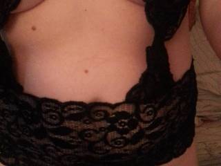 lingerie showing my pussy