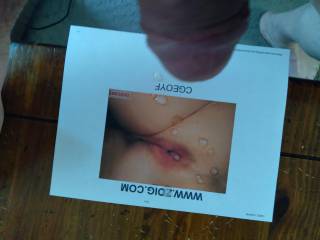 Broke my tribute virginity.  Hope you like it. It was a strong one.