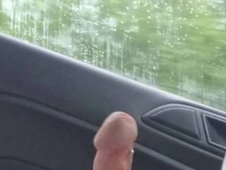 Had the urge to rub my cock while driving the other day it's so much fun...