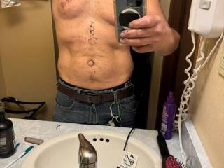 I WROTE " ZOIG " ALL OVER MY BODY.. IT WAS VERY SEXY !
