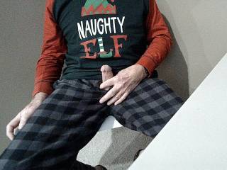 A naughty Elf having some festive fun :)