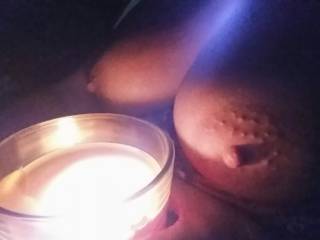 Boobies by Candlelight!
