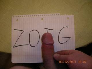 My zoig proof pic, figured it was time to do one