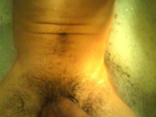 hopped in the tub to wash off my dirtiness