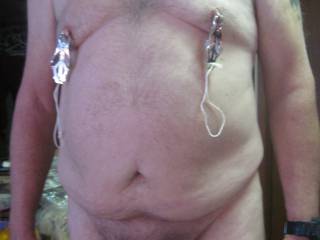 The nipple clamps are kinda fun!!