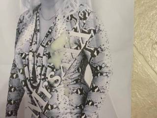 Milfcummer got to wild ans jizzed on Mrs. XXX ‘s dress! No worries it isn’t the first time I got cum on my dress she said