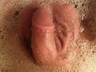 Taking a bath
