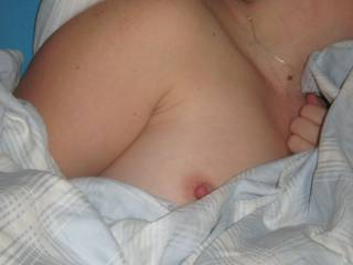 Just a peek at a hard nipple - who doesn't like peeking?