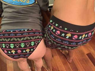 We always said we are aliens ... so we bought matching underwear.