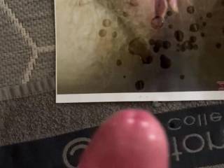 My cum for that beautyfull hairy pussy.