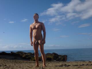 Visiting the Canary Islands ... a nice beach ... wonder if anyone else has been here :)