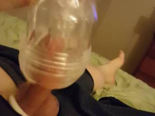 This is a video of me fucking my fleshlight until i came.