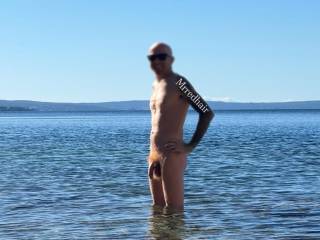 Just me at the nudist beach :) 
Always nice to be at a nudist beach and always fun to show 
People that my dick is full of red hair :) 

What do you think about me and my red hairy dick ? :) 
Tributes are always welcome :)