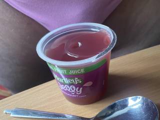 Pink panties today and an urge to eat my cum.