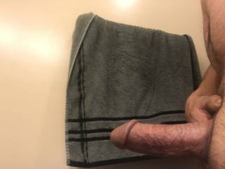 Got out the shower needed to get a shot