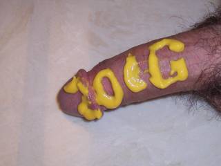 Ah mustard. Now I need a set of buns or lips!