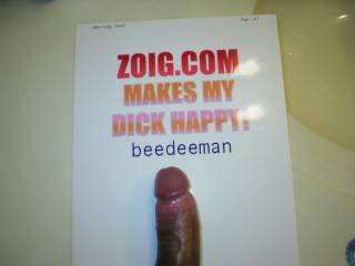 Yes, Zoig does rock, But u sure the hell do to. Nice cock babe.