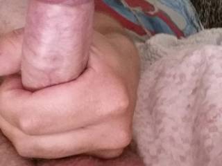 Playing with my cock