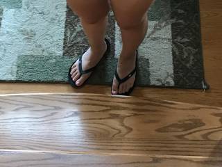 Waiting for instruction like a good girl