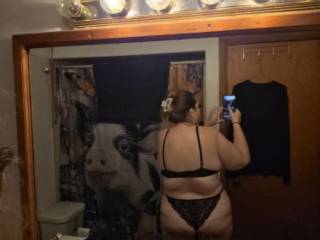 Behind shot big ass