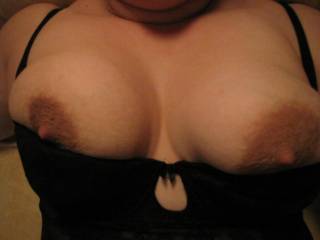 my tits and hard nipples