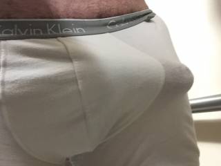 Well was feeling horny at work today.....had to take bathroom break :)