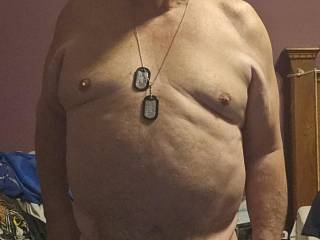 Just an old man getting ready to go out and face the day.