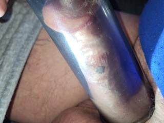 Pumping my cock