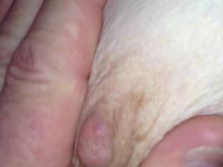 Caressing my wife’s hairy pit & big ripe nipple