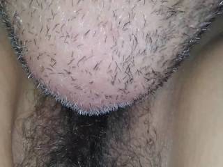 I eat my wifes pussy and ass, up close look for you.
