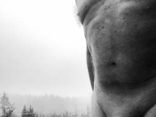 Foggy morning out.