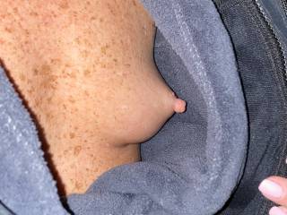 Outside nipple in February