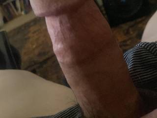 Been edging all day. Any ladies want to gag on this cock?
