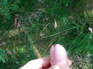 i got very horny on a walk, undressed and started to pleasure myself... what happened in the end you can see here ;)